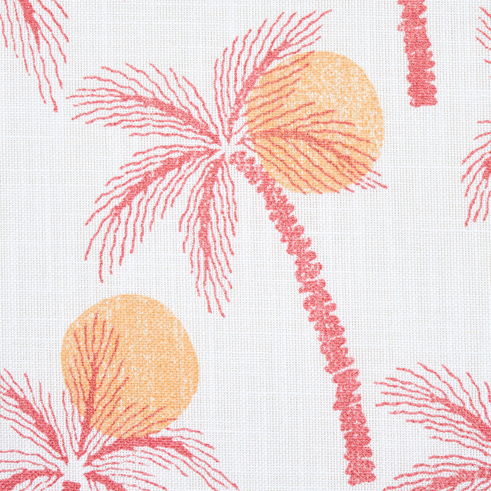 Schumacher Clarabella Palm Indoor/Outdoor Citrus Fabric Sample 181010