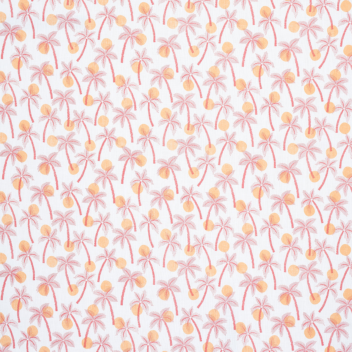 Schumacher Clarabella Palm Indoor/Outdoor Citrus Fabric 181010