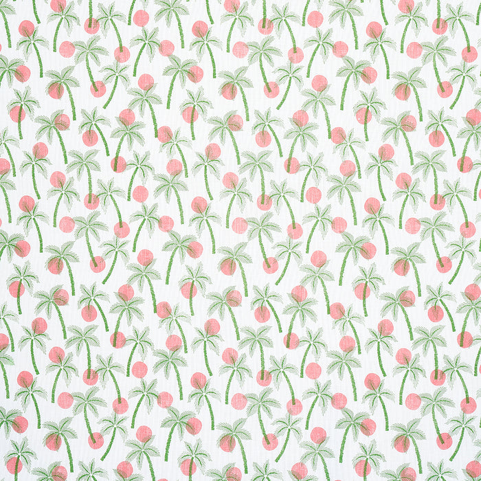 Schumacher Clarabella Palm Indoor/Outdoor Tropical Fabric Sample 181011