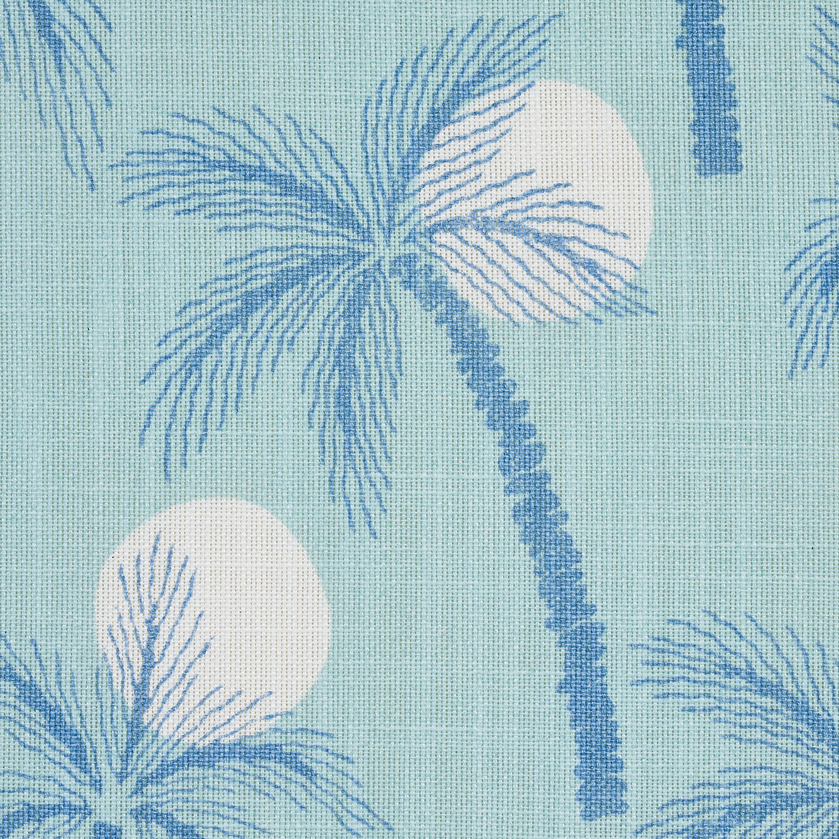 Schumacher Clarabella Palm Indoor/Outdoor Pool Fabric 181012