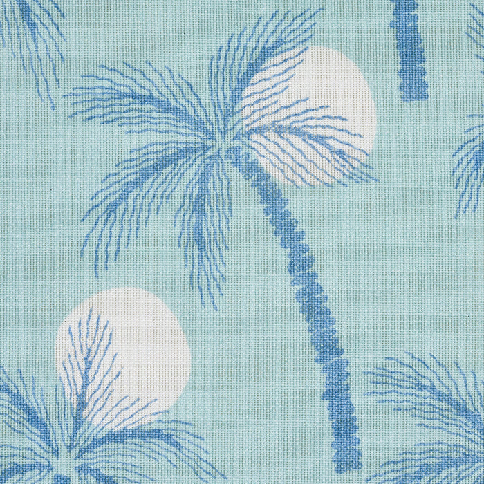 Schumacher Clarabella Palm Indoor/Outdoor Pool Fabric Sample 181012