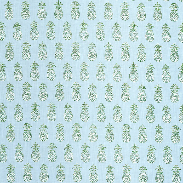 Schumacher Piña Cove Indoor/Outdoor Aquamarine Fabric Sample 181020