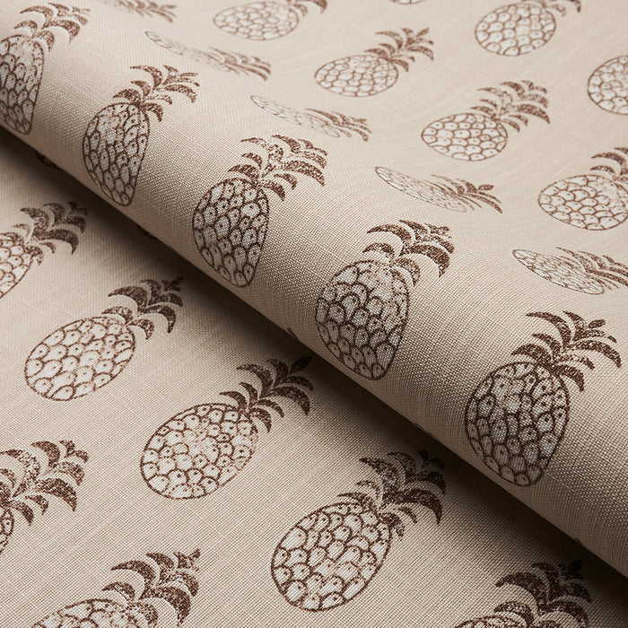 Schumacher PiÃ‘A Cove Indoor/Outdoor Coconut Fabric Sample 181022