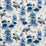 Schumacher Lady Hollyhock Delft Fabric 181042