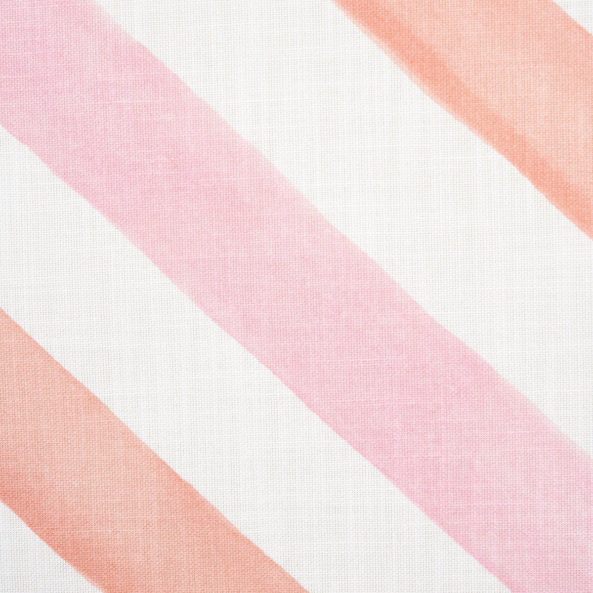 Schumacher Seaside Stripe Indoor/Outdoor Sorbet Fabric Sample 181260