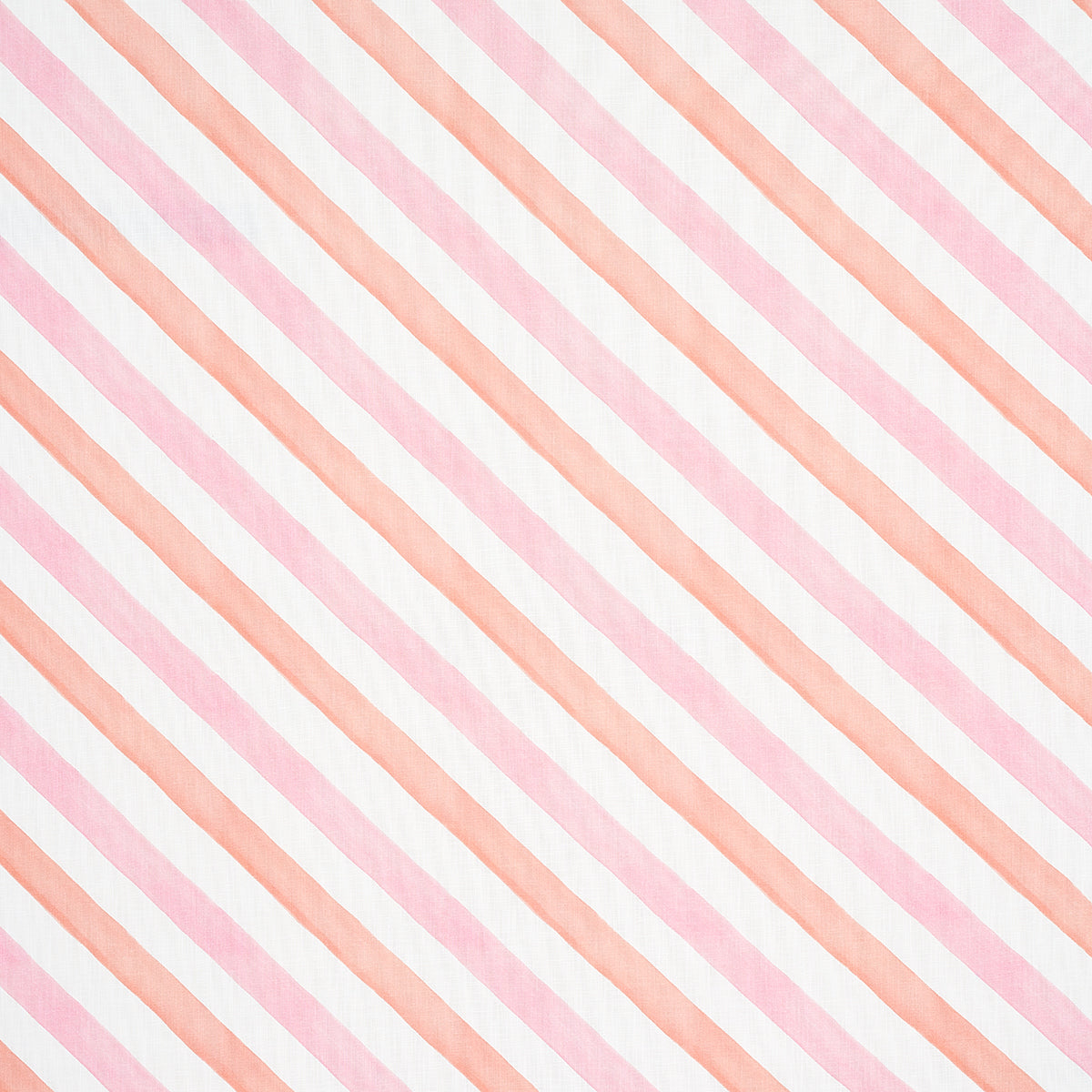 Schumacher Seaside Stripe Indoor/Outdoor Sorbet Fabric 181260