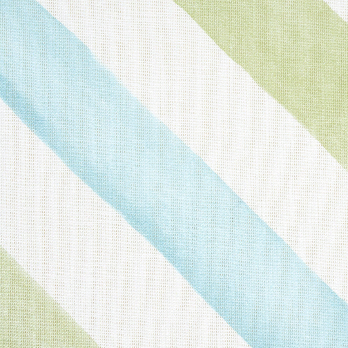 Schumacher Seaside Stripe Indoor/Outdoor Kiwi Fabric Sample 181261