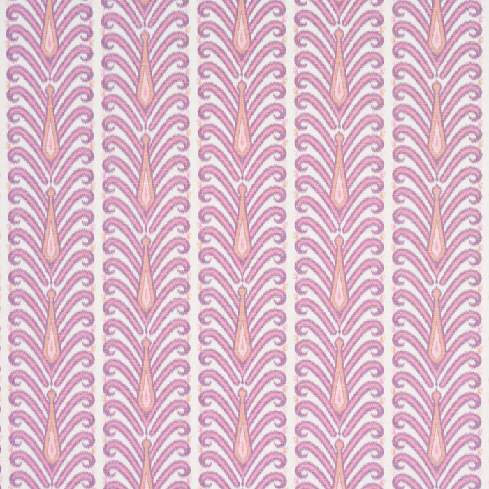 Schumacher Augustine Ikat Fuchsia Fabric Sample 181272