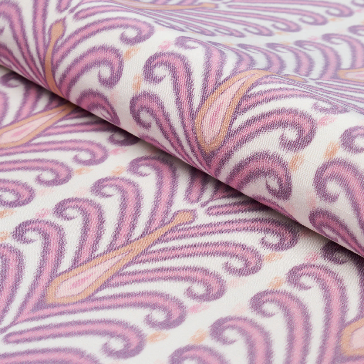 Schumacher Augustine Ikat Fuchsia Fabric 181272