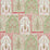 Schumacher Barra Palace Pink & Green Fabric Sample 181312