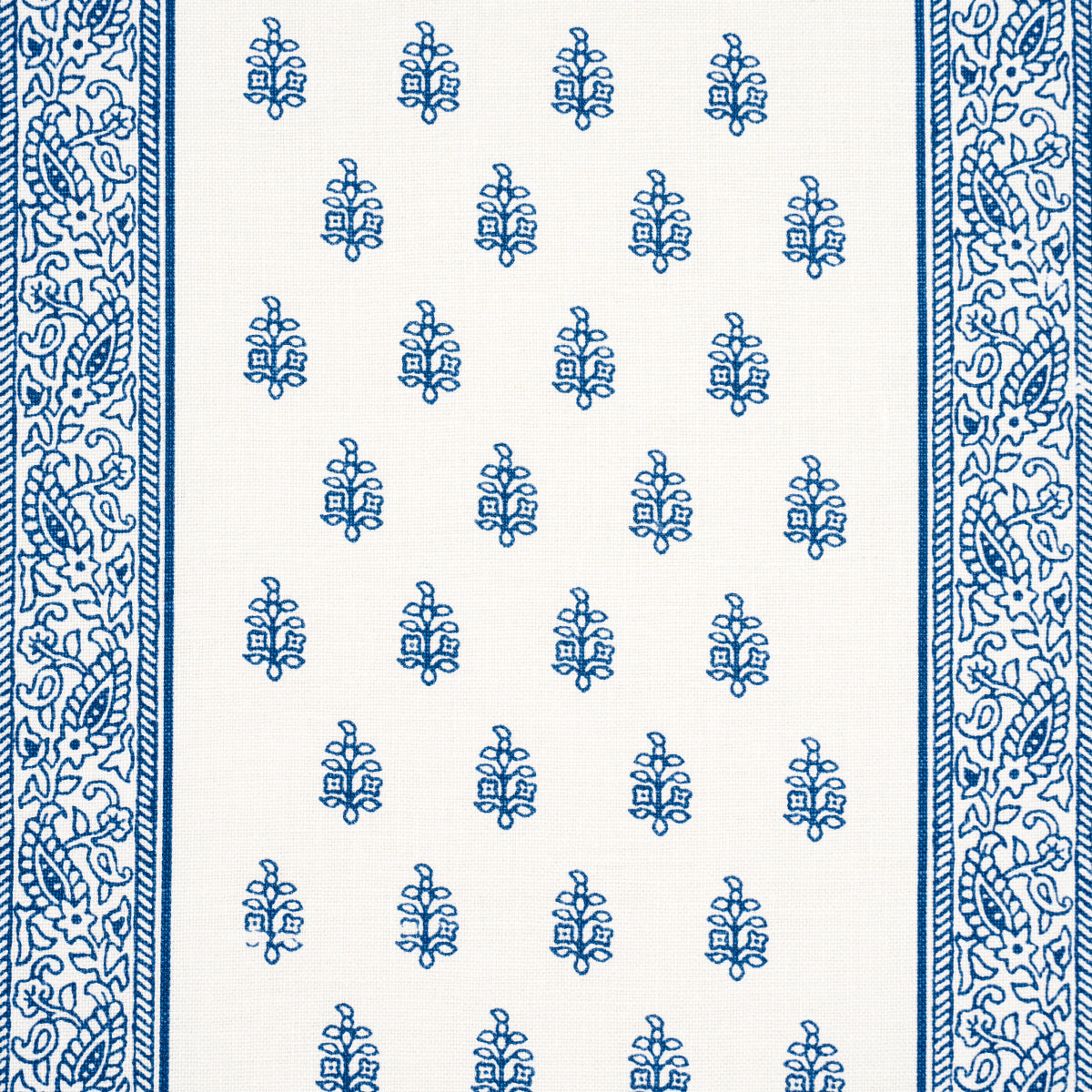 Schumacher Katsura Stripe Delft Fabric 181330