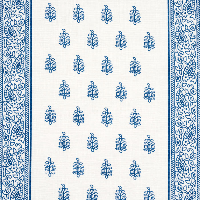 Schumacher Katsura Stripe Delft Fabric 181330