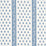 Schumacher Katsura Stripe Delft Fabric Sample 181330