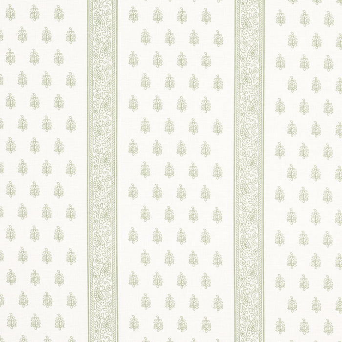 Schumacher Katsura Stripe Leaf Fabric 181332