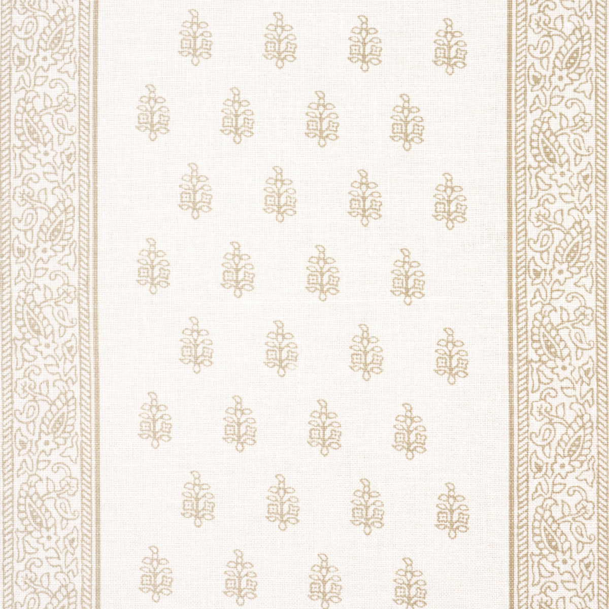 Schumacher Katsura Stripe Sand Fabric 181333