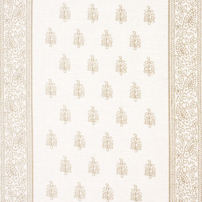 Schumacher Katsura Stripe Sand Fabric 181333