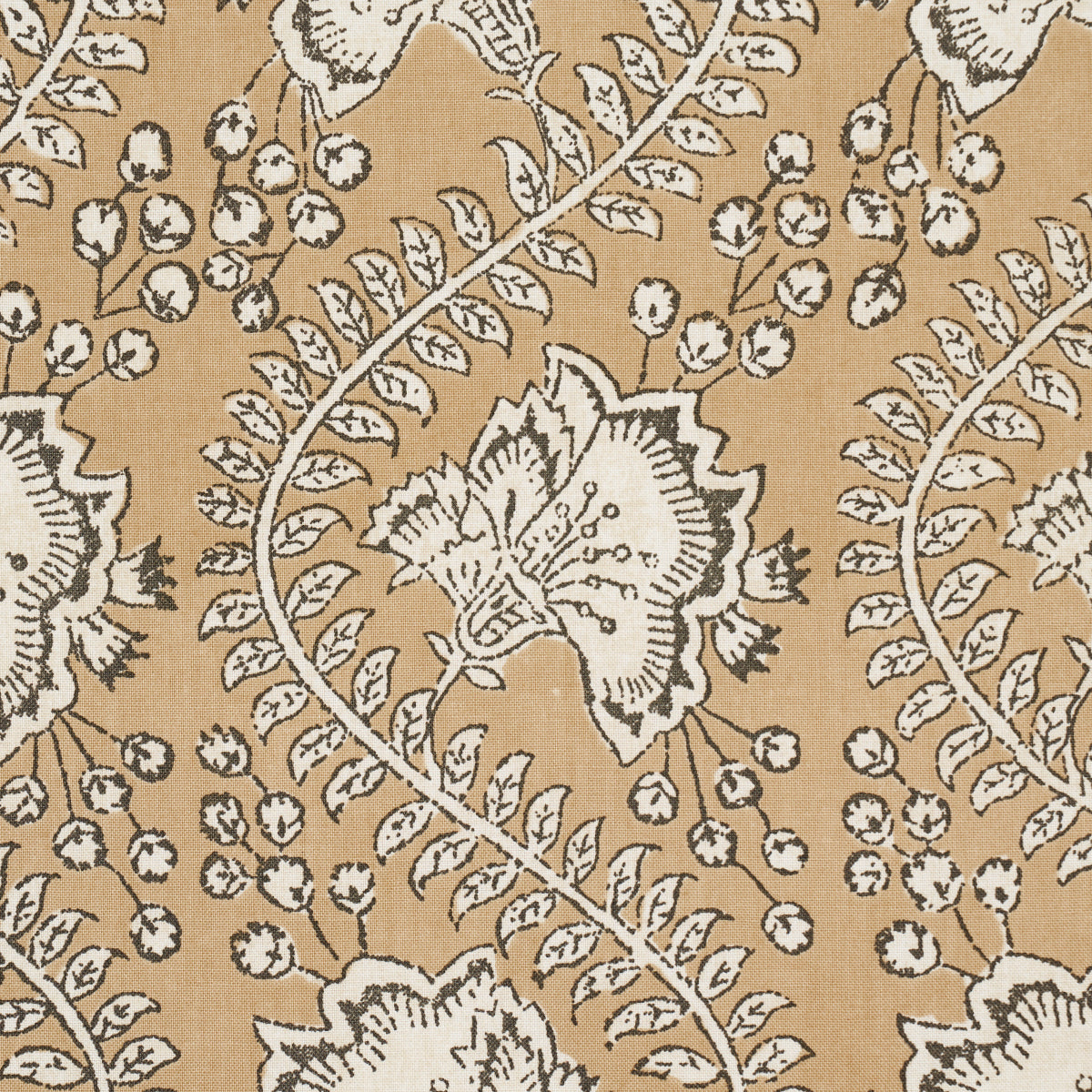 Schumacher Tombay Ochre Fabric 181342