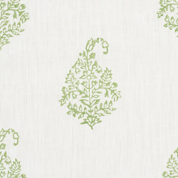 Schumacher Kerala Paisley Leaf Fabric 181351