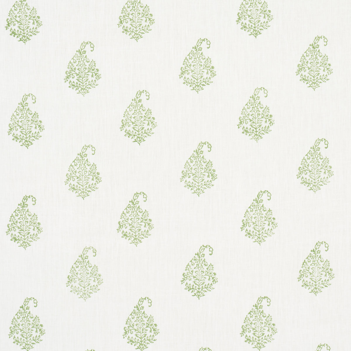 Schumacher Kerala Paisley Leaf Fabric 181351