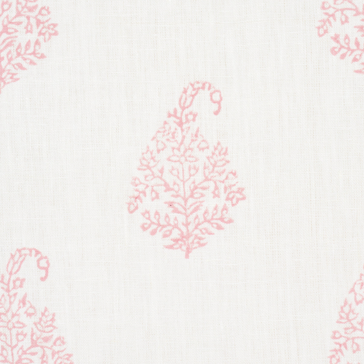 Schumacher Kerala Paisley Blush Fabric 181353