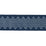 Schumacher Leora Hand Blocked Tape Narrow Indigo Trim 181382