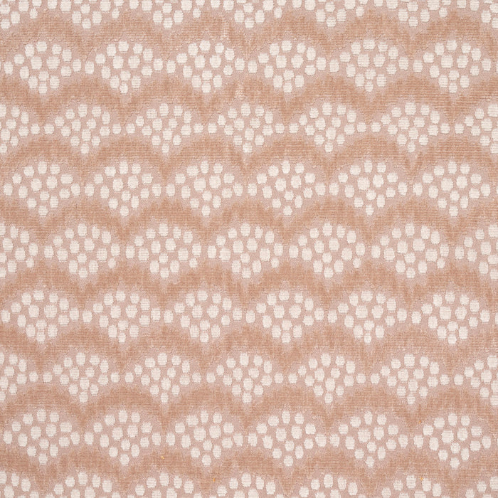 Schumacher Pollen Cut Velvet Soft Clay Fabric 181422