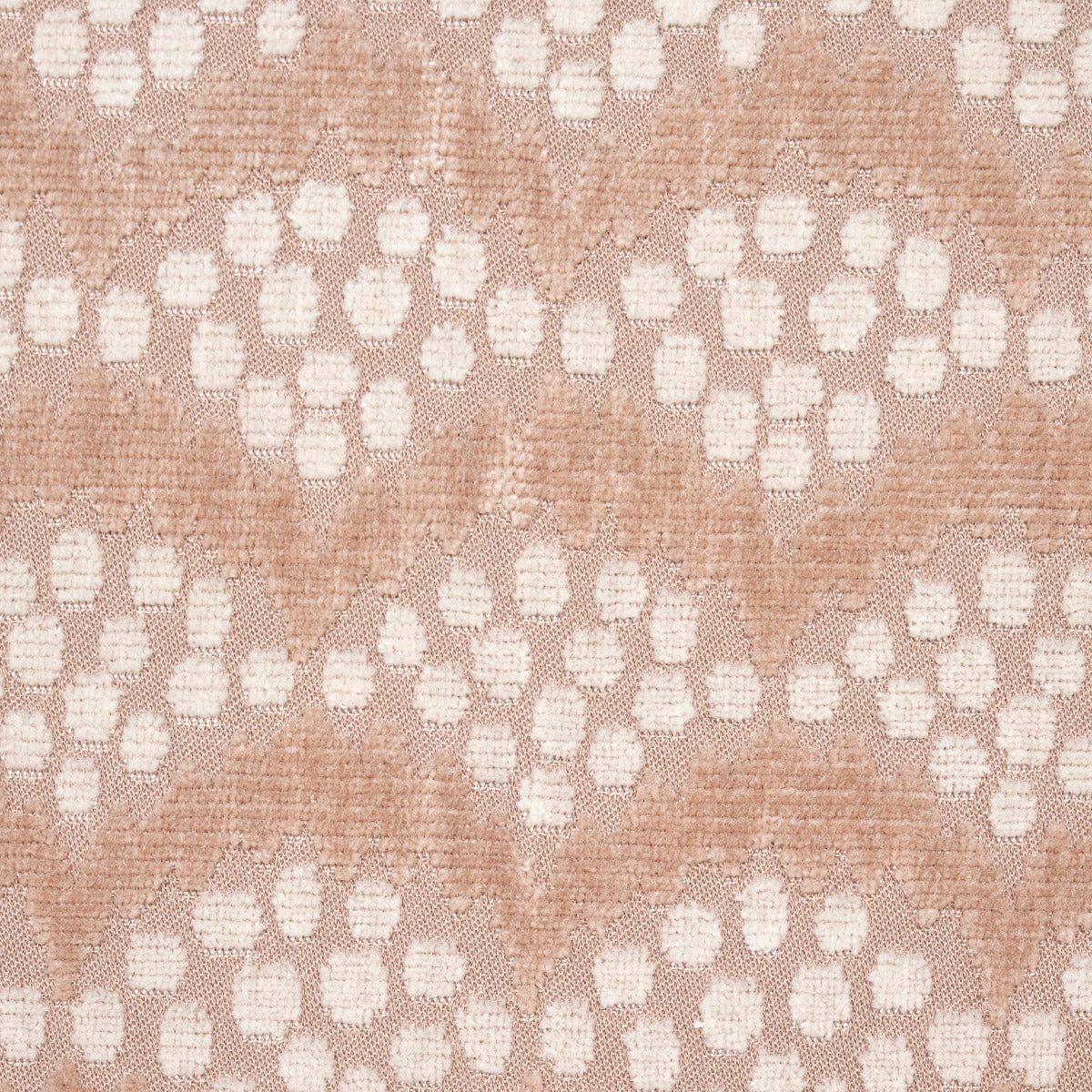 Schumacher Pollen Cut Velvet Soft Clay Fabric Sample 181422