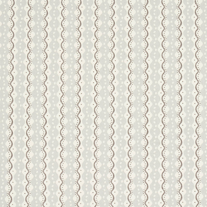 Schumacher Centipede Stripe Pumice Fabric 181441