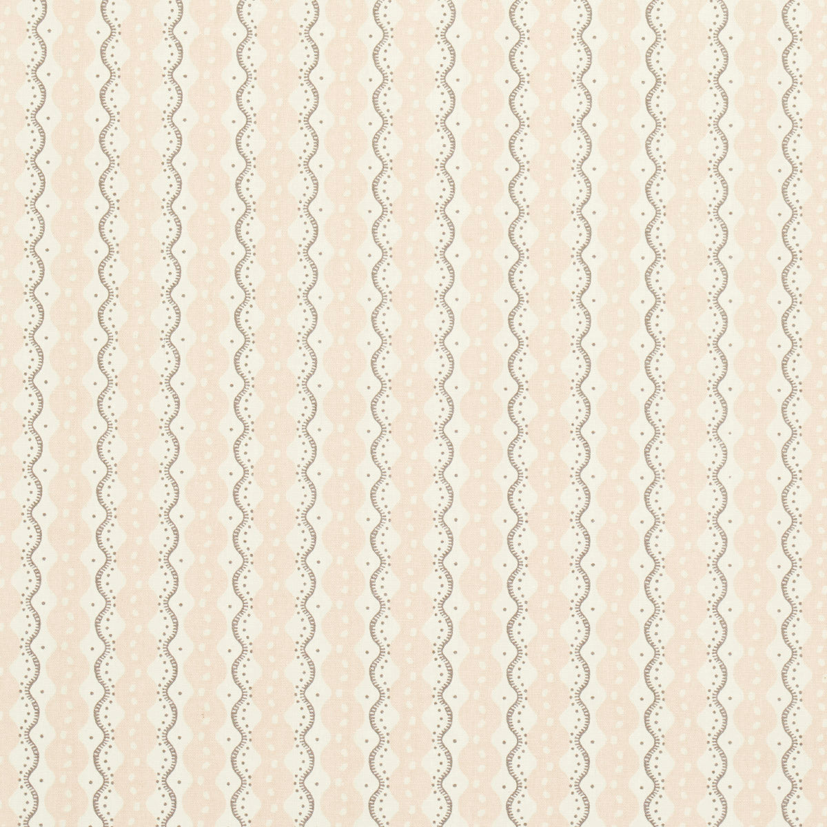 Schumacher Centipede Stripe Angel Pink Fabric 181442