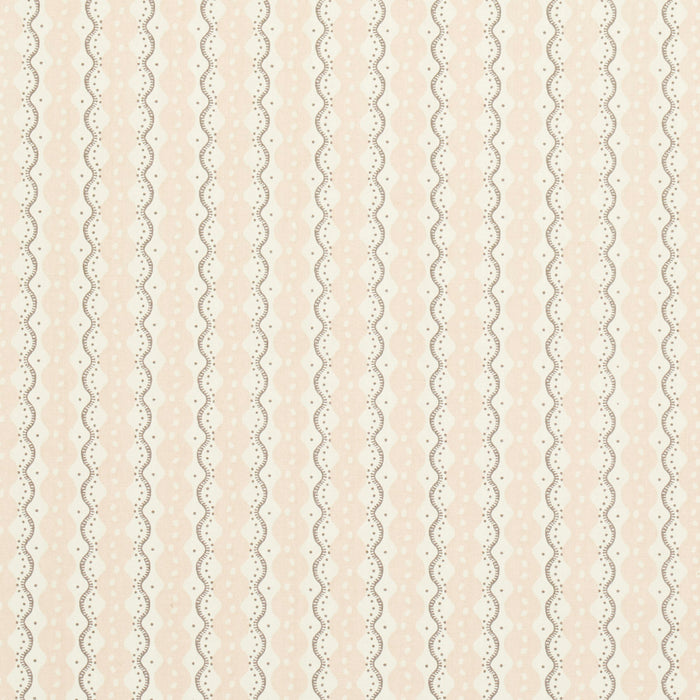 Schumacher Centipede Stripe Angel Pink Fabric 181442