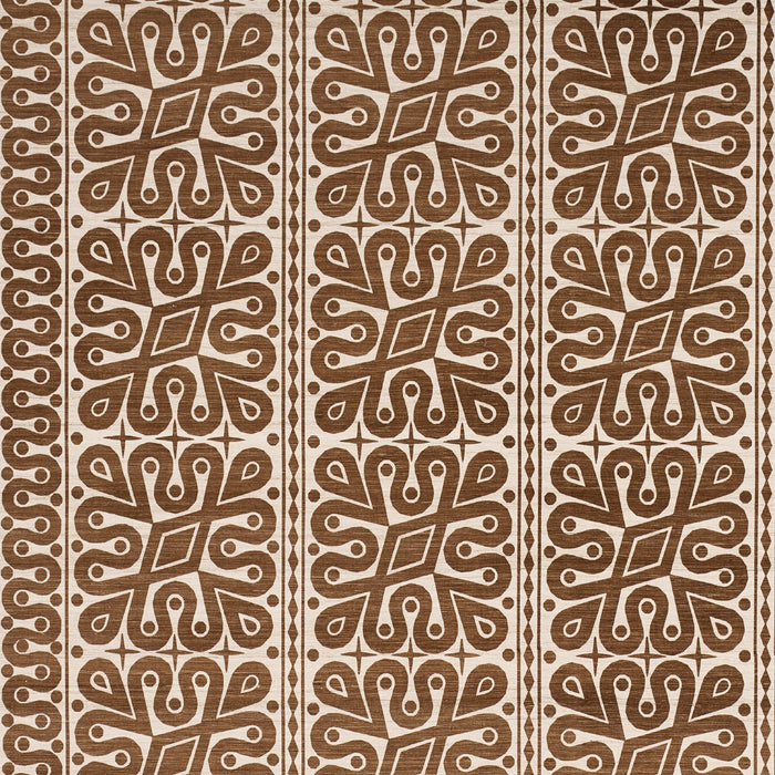 Schumacher Borneo Silk Brown Fabric 181470