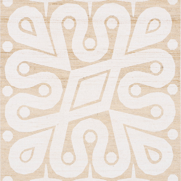 Schumacher Borneo Silk White Fabric 181471