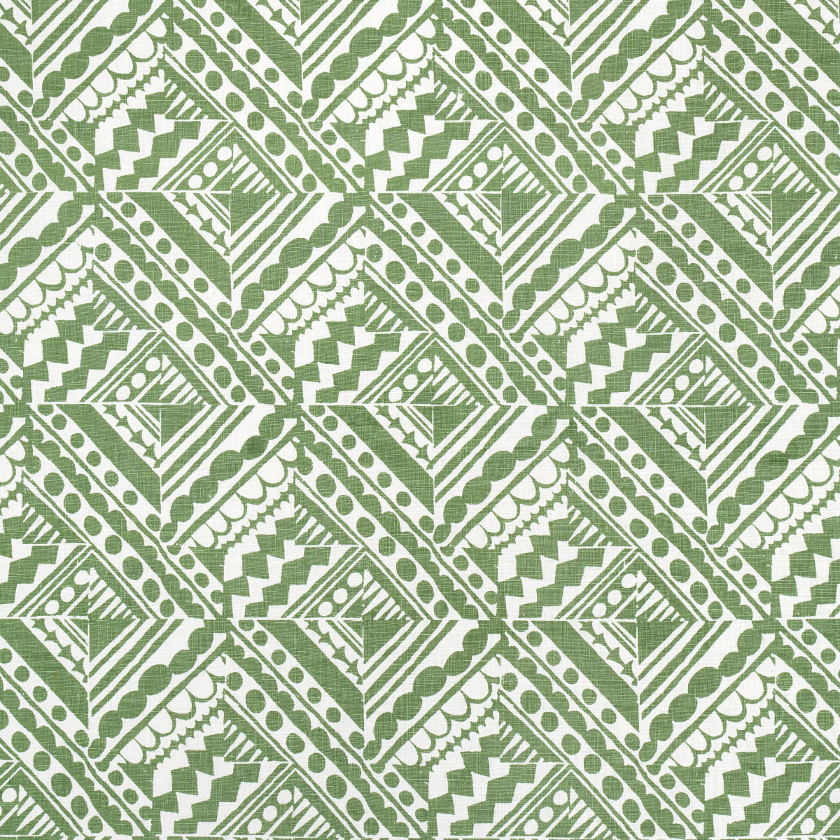 Schumacher Topsy Turvy Green Fabric 181491