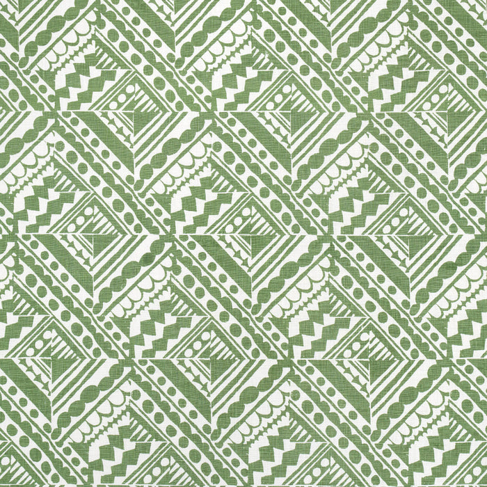 Schumacher Topsy Turvy Green Fabric 181491