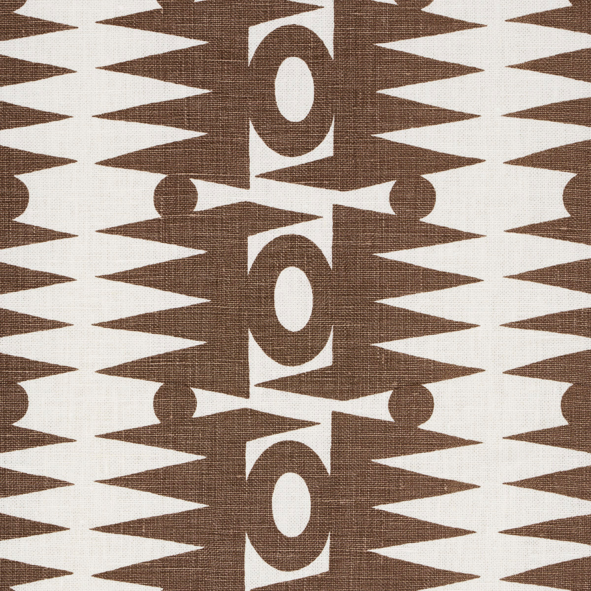 Schumacher Ra Brown Fabric 181522