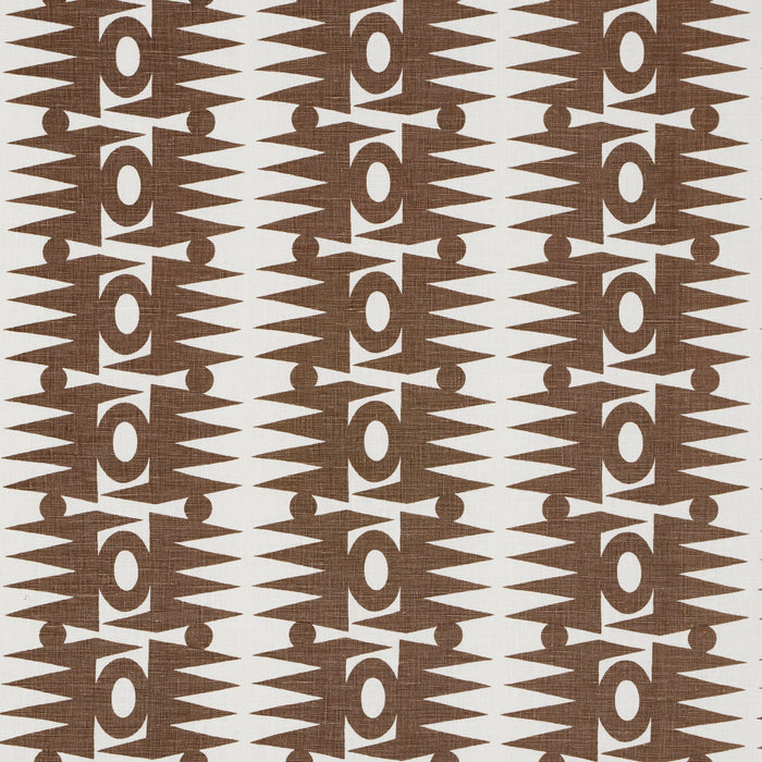 Schumacher Ra Brown Fabric 181522