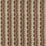 Schumacher Dagger Stripe Brown On Natural Fabric Sample 181530