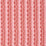 Schumacher Dagger Stripe Red On Pink Fabric Sample 181531