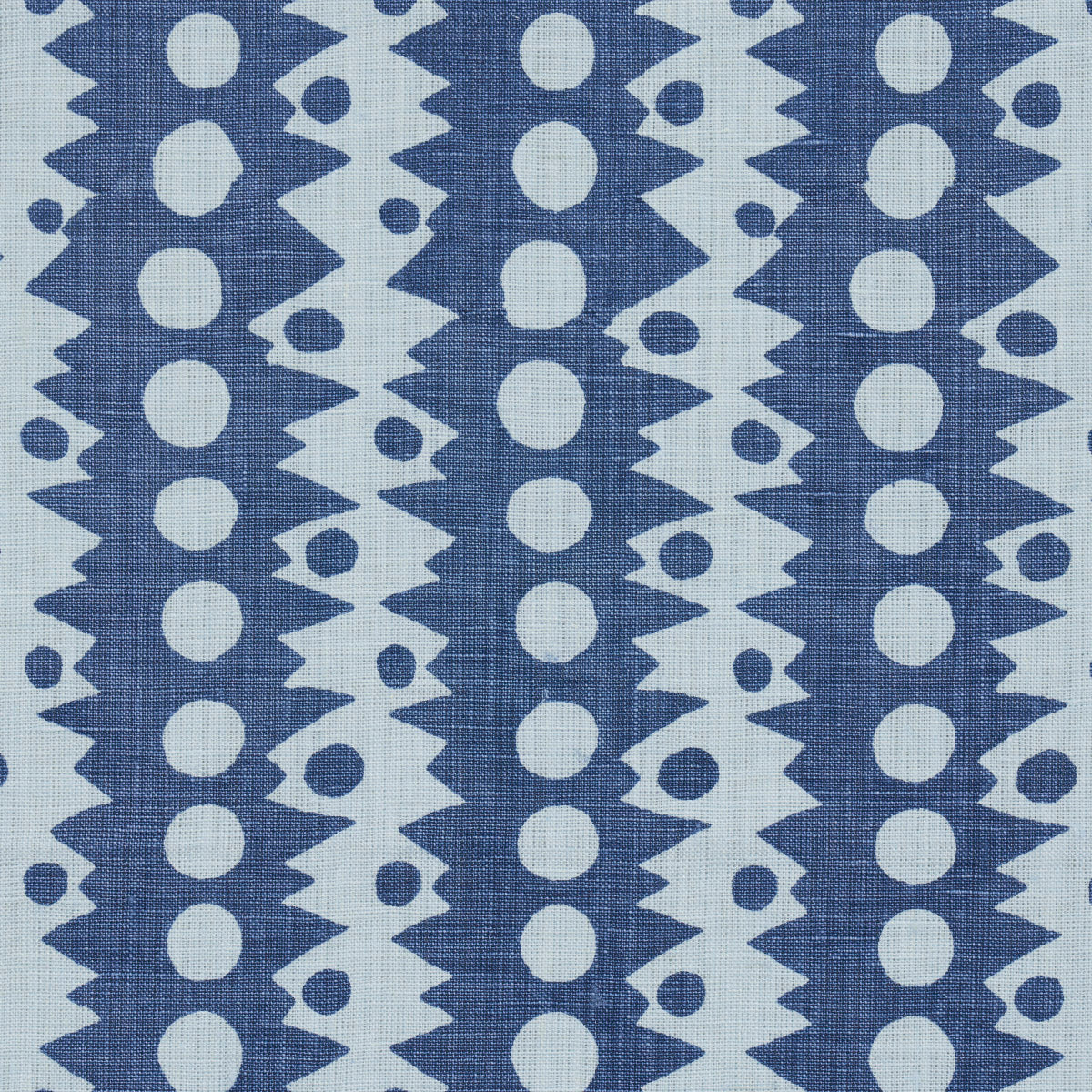 Schumacher Trickledown Blues Fabric Sample 181550