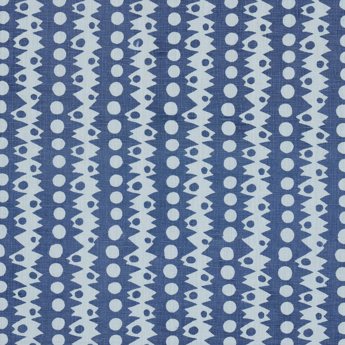 Schumacher Trickledown Blues Fabric Sample 181550