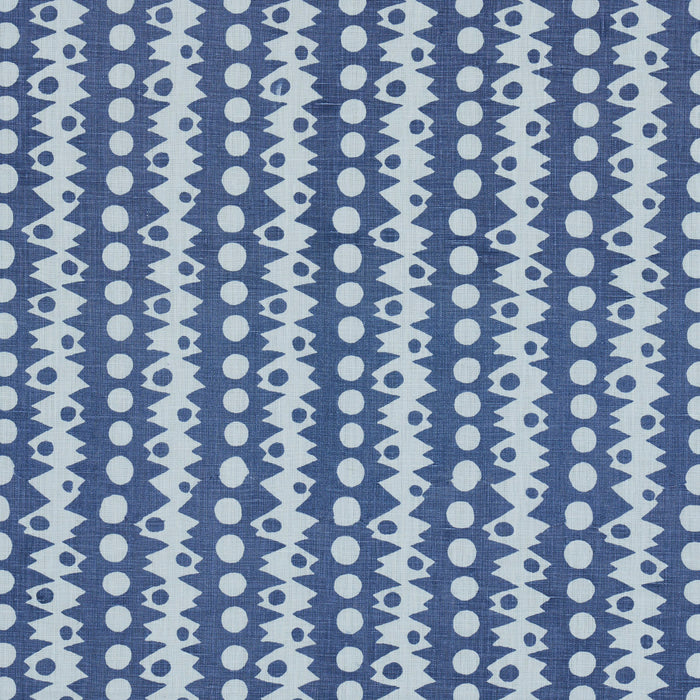 Schumacher Trickledown Blues Fabric Sample 181550