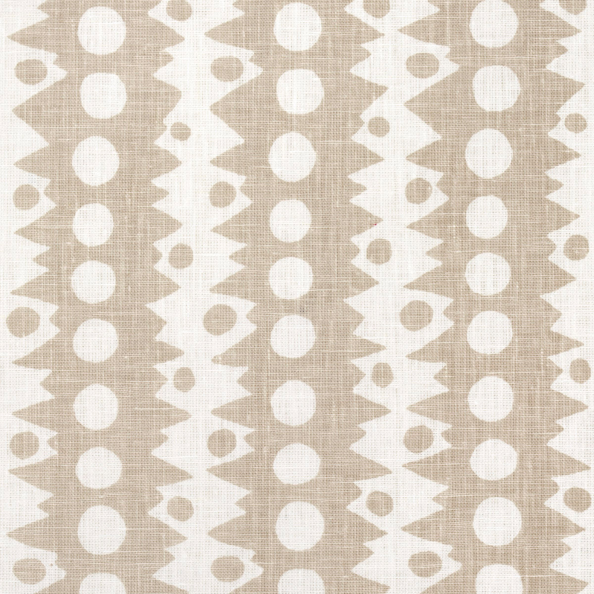 Schumacher Trickledown Natural Fabric Sample 181552