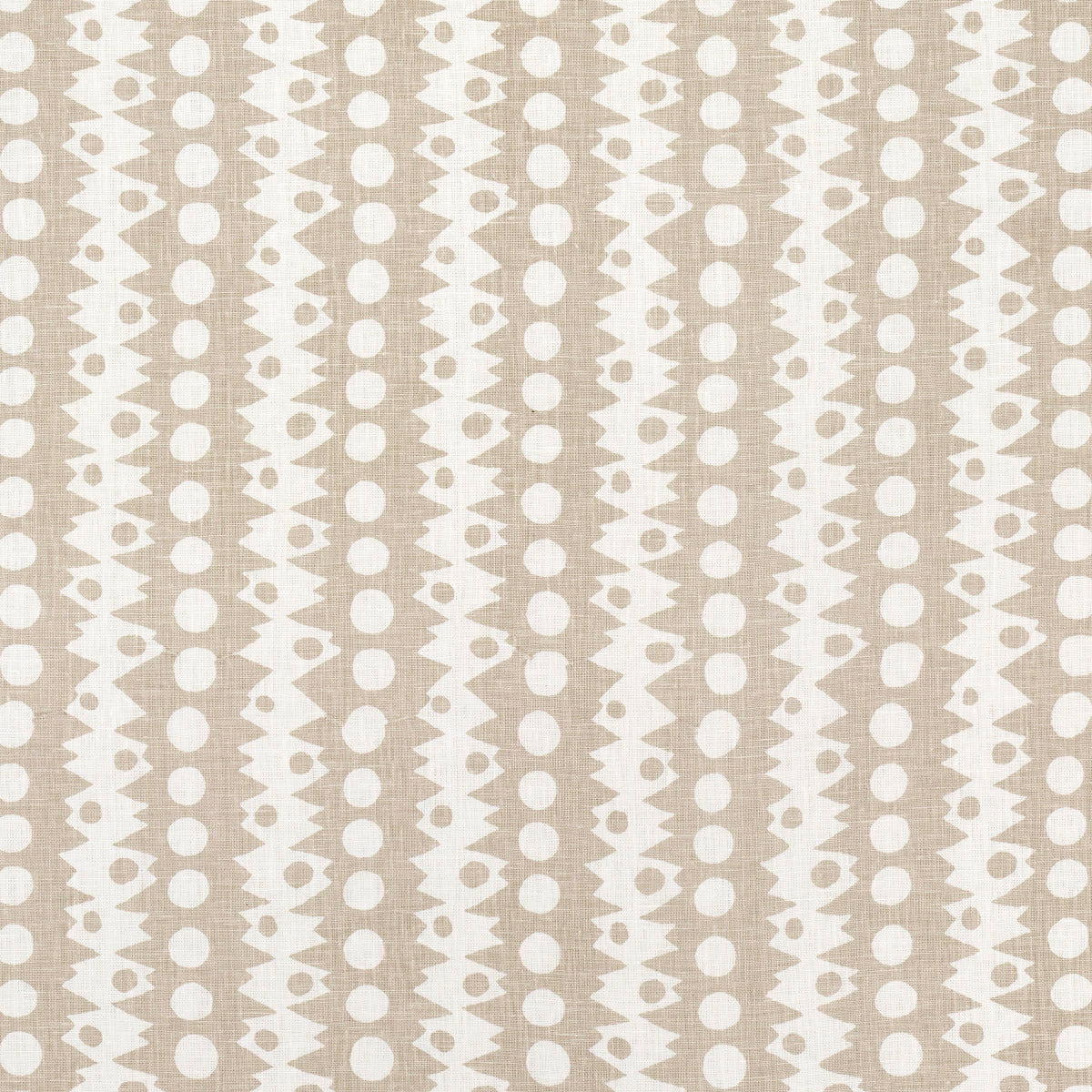 Schumacher Trickledown Natural Fabric Sample 181552