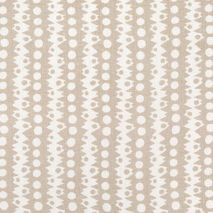 Schumacher Trickledown Natural Fabric Sample 181552