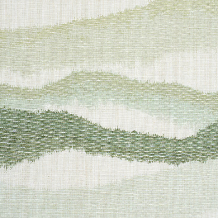 Schumacher Chandler Warp Print Eucalyptus Fabric Sample 181621