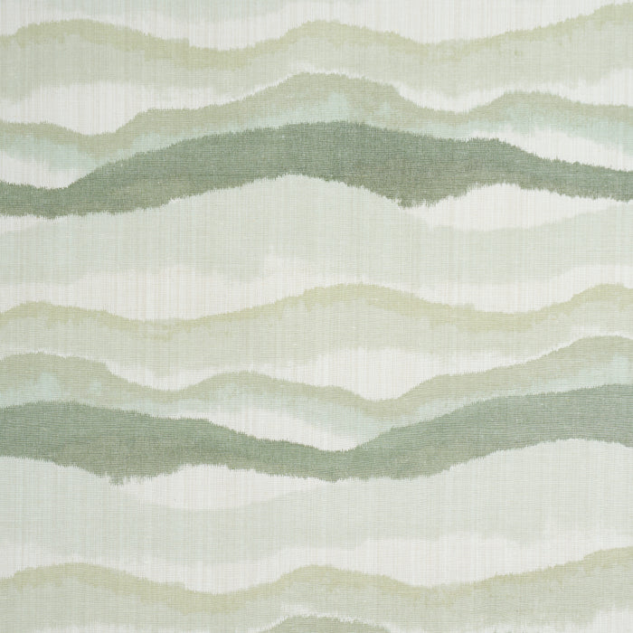 Schumacher Chandler Warp Print Eucalyptus Fabric 181621