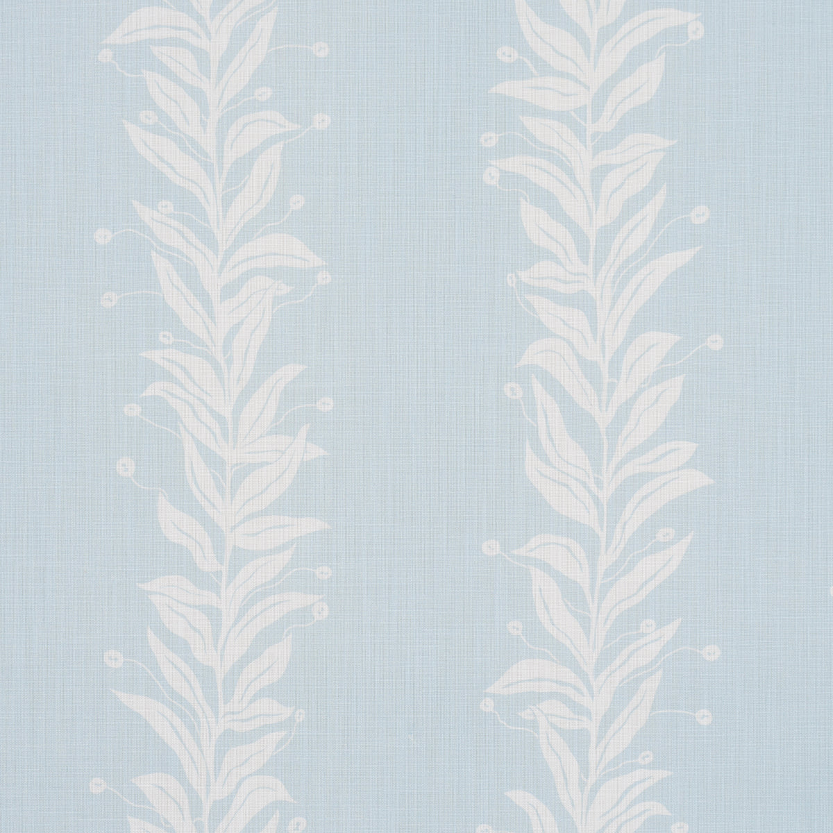 Schumacher Tendril Stripe Indoor/Outdoor Sky Fabric 181670