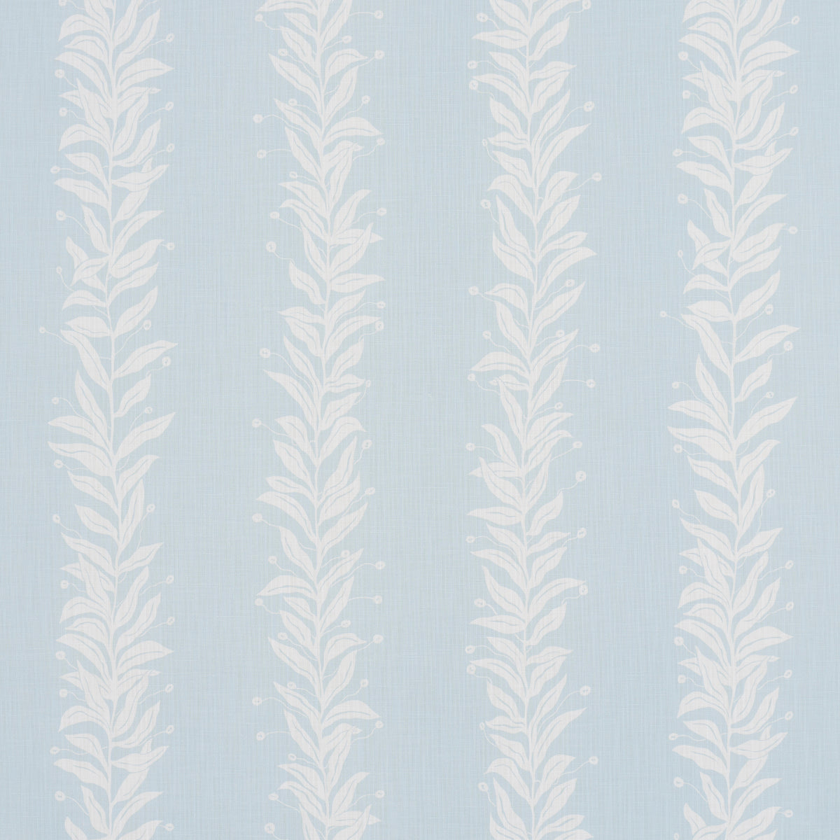 Schumacher Tendril Stripe Indoor/Outdoor Sky Fabric 181670