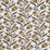 Schumacher Thistle Vine Black & Gold Fabric Sample 181681