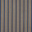 Schumacher Auguste Stripe Marine & Cognac Fabric 181710